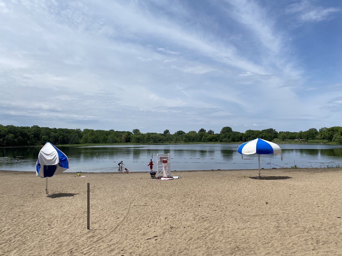 Round Lake Beach reopens for swimming Eden Prairie Local News