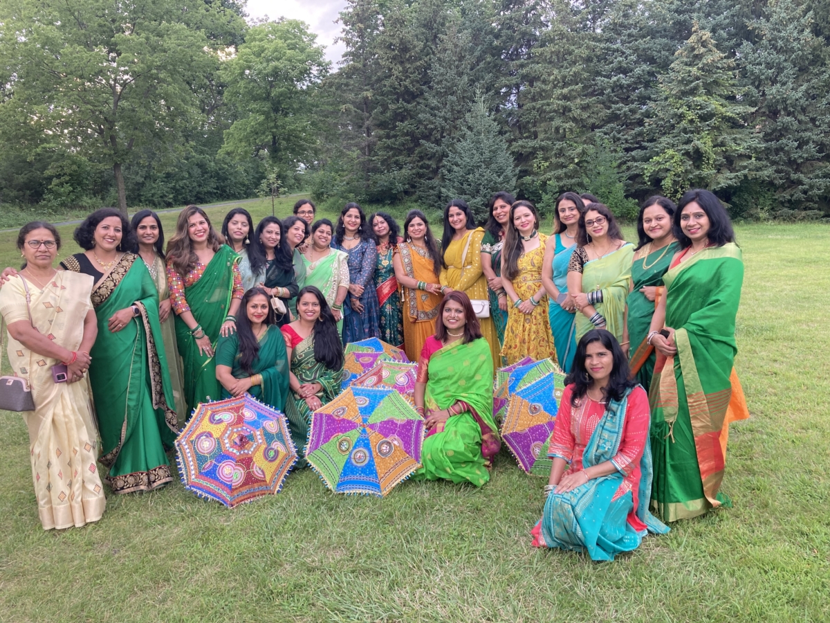 Eden Prairie women celebrate Hariyali Teej